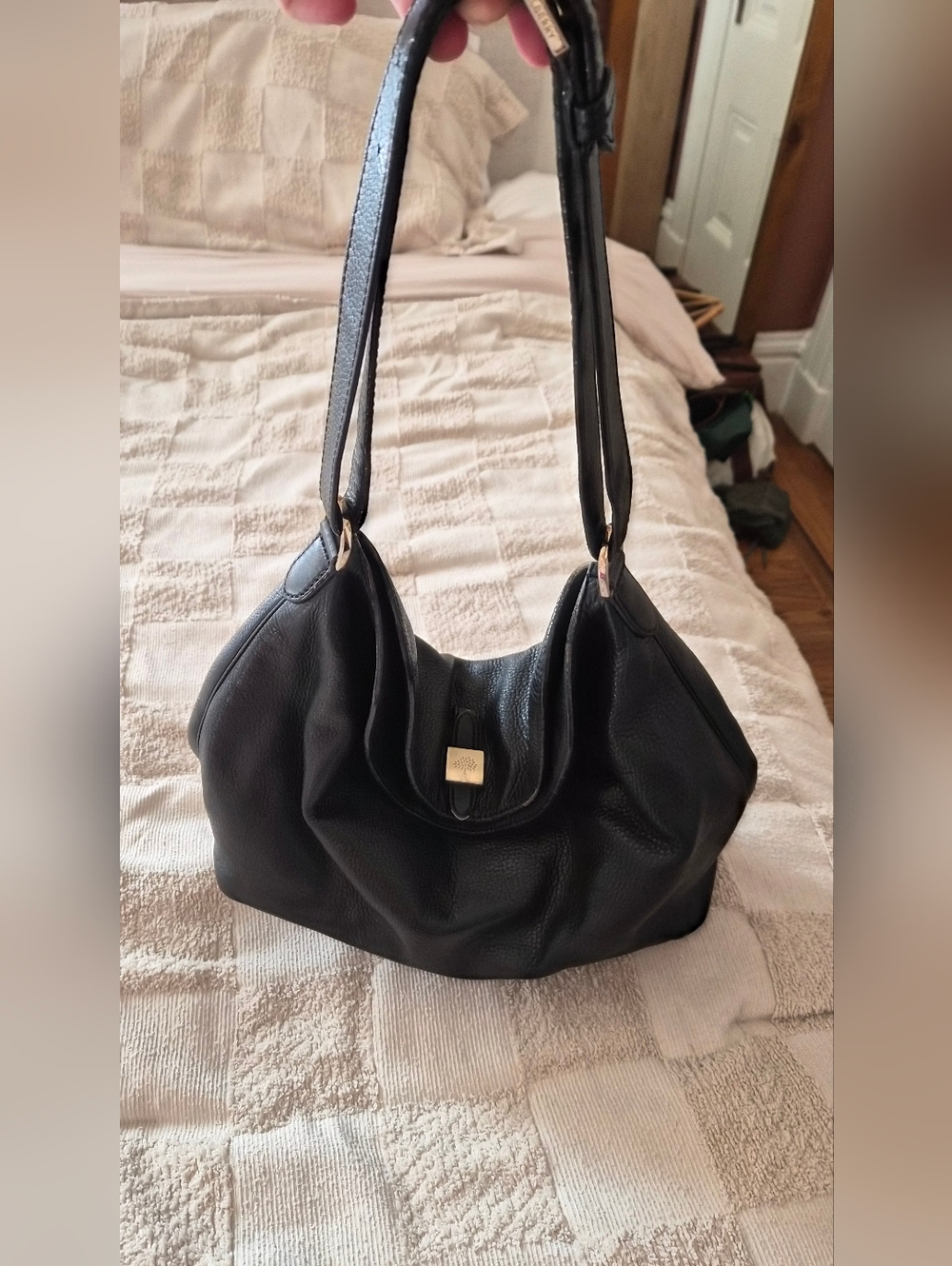Mulberry Black Leather Shoulder Bag